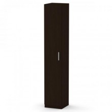 Шафа книжкова Компаніт КШ-8 35х37х195 см Венге темний