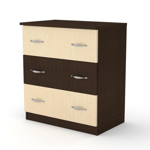 Комод для речей Компанит Венге комбі 3А