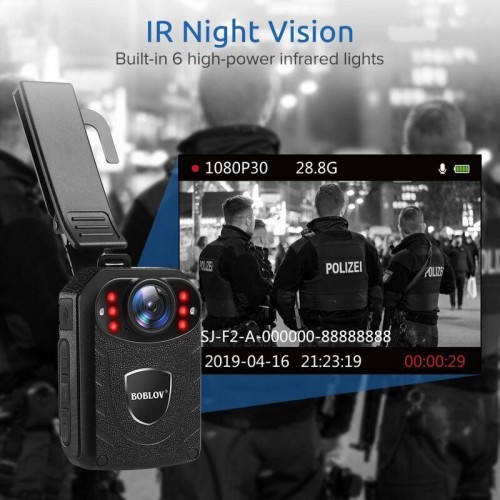 Нагрудний відеореєстратор для поліції Boblov KJ21 (100670) в інтернет супермаркеті PbayMarket!
