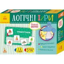 Логічні ігри Вивчай форми 24 картки Ранок укр. 918002