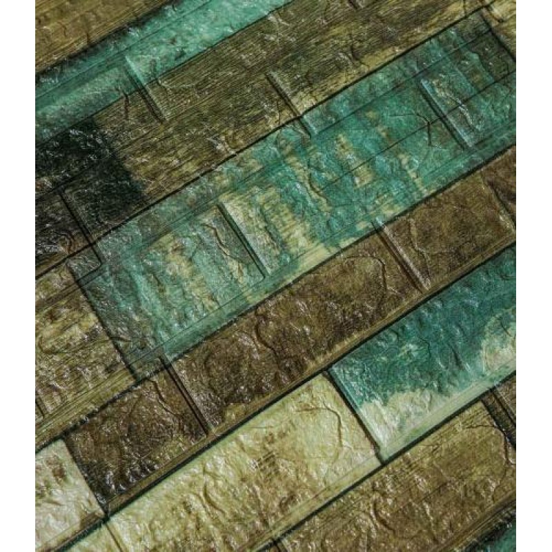 Самоклеюча декоративна 3D панель Loft-Expert синій камуфляж 700x770x5 мм