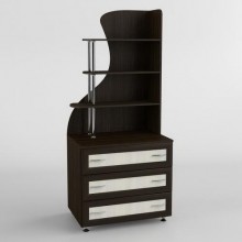 Комод із надбудовою Тиса Мебель К-183р Венге Дуб молочний 183x47x80 см