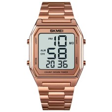 Чоловічий наручний годинник Skmei 1735 Рожеве золото