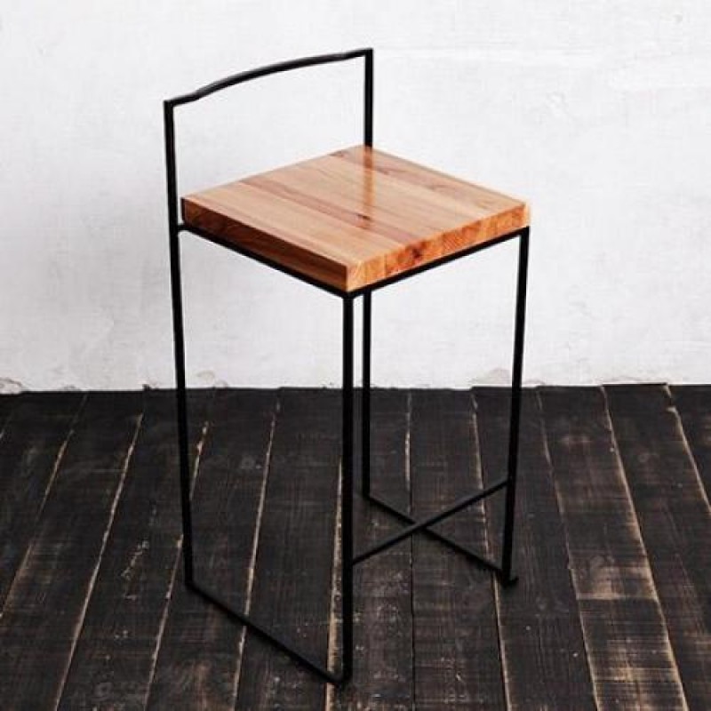 Барний стілець у стилі Loft NS-188 1280x420x400 мм Черный