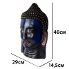 Маска Ручна Робота Непальська Будда Медицини 48х29х14,5 см Синій (25280) в інтернет супермаркеті PbayMarket!