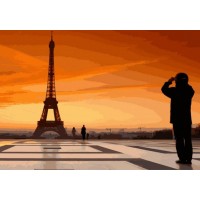Картина за номерами Art Craft Площа Трокадеро 40 * 50 см 11203-AC Картина за номерами Art Craft Площа Трокадеро 40 * 50 см 11203-AC