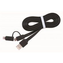 Кабель Cablexpert USB2.0 BM - Lightning/Micro USB 1м (CC-USB2-AMLM2-1M)