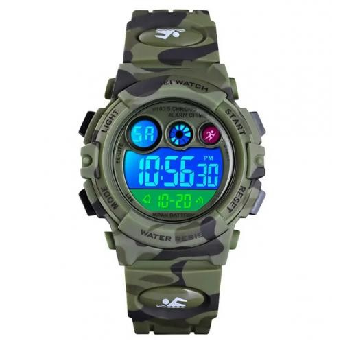 Наручний годинник чоловічий Skmei Kids KamoGreen (2833) Наручний годинник чоловічий Skmei Kids KamoGreen (2833)