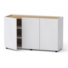 Комод Тумба 2 Компанит МГ 6 120х42х70 см Альба білий Комод Тумба 2 Компанит МГ 6 120х42х70 см Альба білий