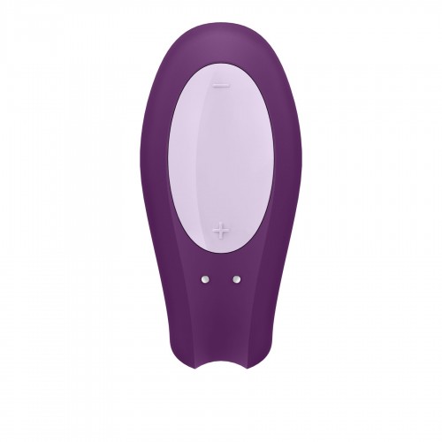 Смарт-вібратор для пар Satisfyer Double Joy Violet із широким кліторальним стимулятором в інтернет супермаркеті PbayMarket!