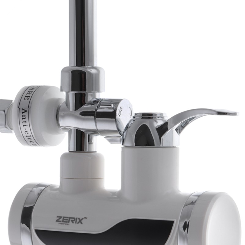 Проточний водонагрівач Zerix ELW08-EPW (з індик. темп. та УЗО)