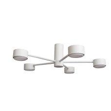 Люстра стельова MSK Electric Copter на п'ять круглих плафонів під лампи GX53 NL 8041-5 WH Білий (618758)