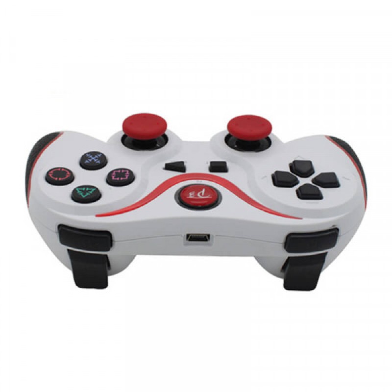 Бездротовий ігровий джойстик Bluetooth Dualshock 3 для PS3\PC White