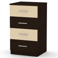 Комод Компаніт 4А Венге комбі (49х45х85 см) Комод Компаніт 4А Венге комбі (49х45х85 см)