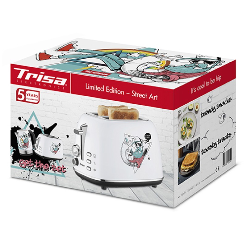 Тостер Trisa Street Art 7371.7112 з малюнком (5664)