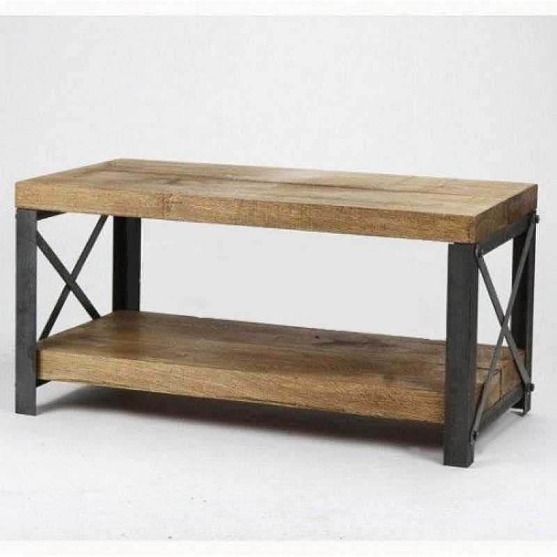 Кавовий журнальний столик у стилі Loft NS-517 480x1000x450 мм Черный