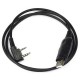 USB кабель програмування рацій Baofeng Kenwood Чорний
