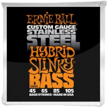 Струни для бас-гітари Ernie Ball 2843 Hybrid Slinky Stainless Steel Bass Strings