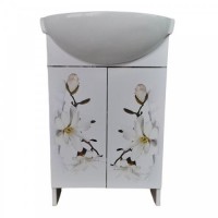 Тумба Mikola-M Магнолія пластикова з умивальником CERSANIT Cersania 50 см Тумба Mikola-M Магнолія пластикова з умивальником CERSANIT Cersania 50 см