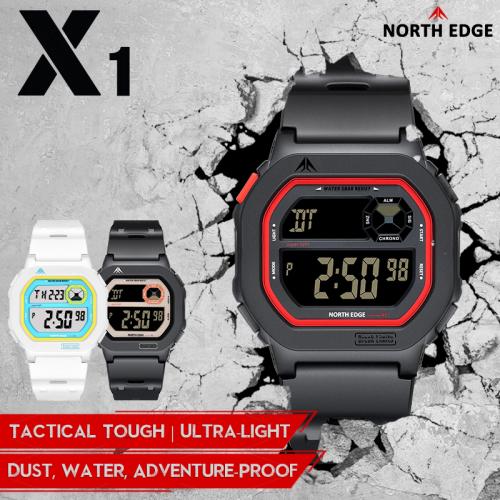 Наручний годинник чоловічий North Edge X1 5BAR Чорний (3522) Наручний годинник чоловічий North Edge X1 5BAR Чорний (3522)
