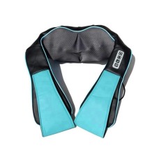 Масажер для всього тіла (шиї, спини) з підігрівом No Brand Shiatsu Синій