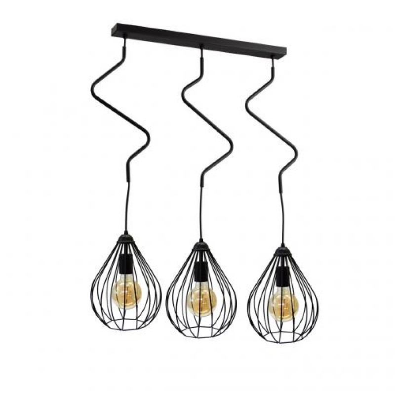 Світильник підвісний на три лампи MSK Electric Kaplya NL 1422-3