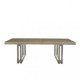 Обідній стіл у стилі Loft NS-1220 780x1600x900 мм Серый