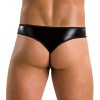 Чоловічі стринги Passion 033 Thong Paul L/XL Black, під латекс в інтернет супермаркеті PbayMarket!