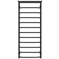 Рушникосушарка водяна Трапеція з полицею П12 500х1300 Deffi Чорний (C.TP.130.50.12.B.C)