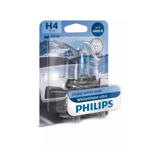 Автолампа PHILIPS 12342WVUB1 H4 60/55W 12V P43t WhiteVisionUltra +60%(4300K) в інтернет супермаркеті PbayMarket!