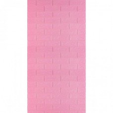 Самоклеюча 3D панель під рожеву цеглу Sticker Wall 3080х700х3мм