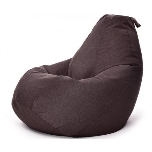 Крісло Мішок Груша Рогожка 150х100 Студія Комфорту Великий коричневий Крісло Мішок Груша Рогожка 150х100 Студія Комфорту Великий коричневий