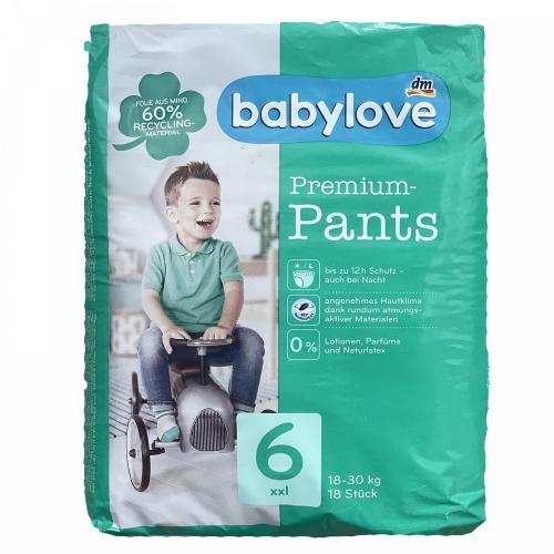 Підгузки-трусики Babylove Premium 6 xxl 18-30 кг 18 шт в інтернет супермаркеті PbayMarket!