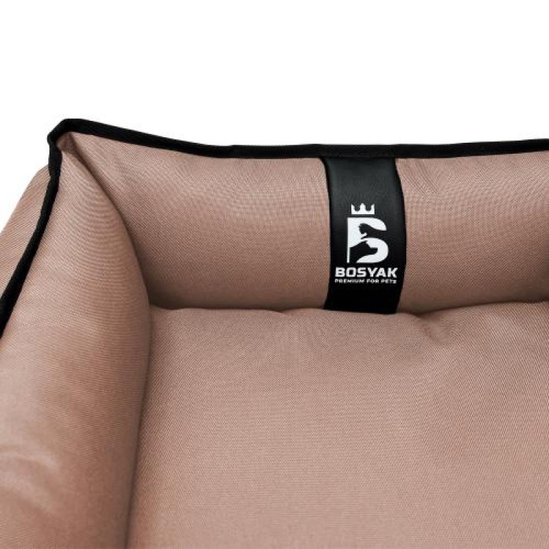 Лежак ліжко для собак та котів EGO Bosyak Waterproof XS 50x45 Кава з молоком (спальне місце для собак та котів)