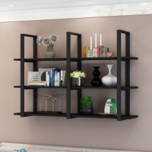 Навісна полиця GoodsMetall у стилі Лофт 1200х900х300мм СТЖ180