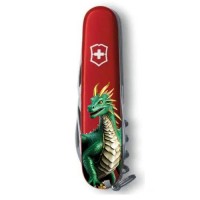 Складаний ніж Victorinox Spartan Zodiac 91 мм 12 функцій Зелений дракон (1.3603_Z3340u) Складаний ніж Victorinox Spartan Zodiac 91 мм 12 функцій Зелений дракон (1.3603_Z3340u)