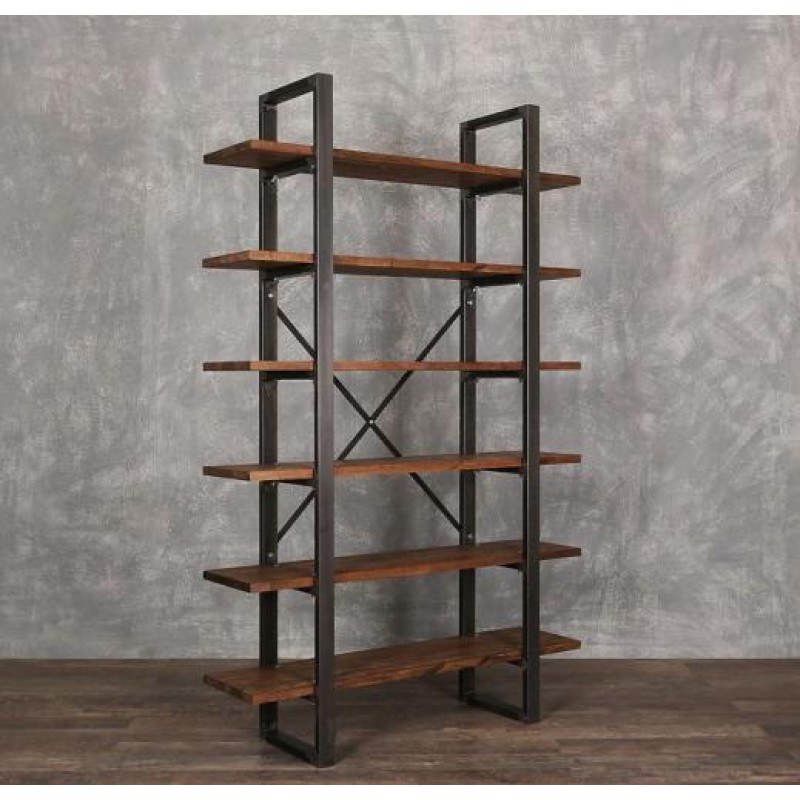 Стелаж для зберігання в стилі Loft Чорний NS-1799 1880x1200x290 мм