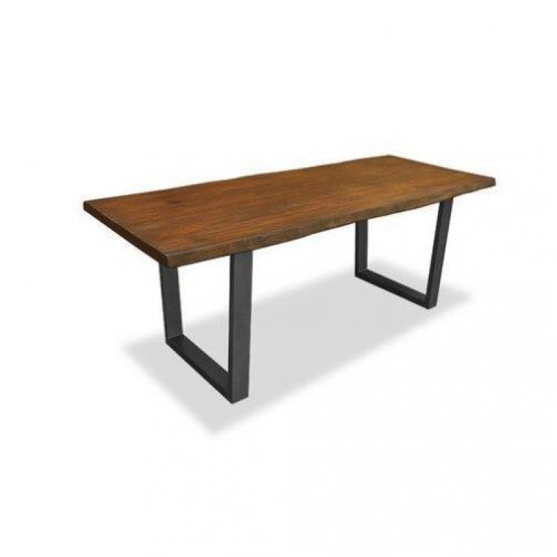 Обідній стіл у стилі Loft NS-1224 780x2200x1000 мм Черный