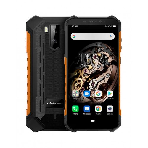Захищений смартфон Ulefone Armor X5 pro 4/64 GB Orange жовтогарячий Helio A25 IP68 50000 mAh NFC.
