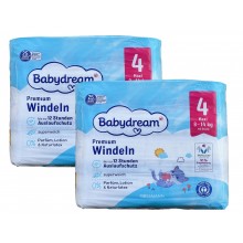 Дитячі одноразові підгузники Babydream Premium 4 Maxi 8-14 кг 80 шт