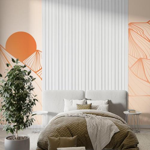 Декоративна стінова рейка Sticker Wall 160*23*3000мм (D) SW-00001533 Біла Декоративна стінова рейка Sticker Wall 160*23*3000мм (D) SW-00001533 Біла