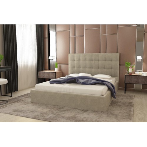 Ліжко BNB Britania Premium 90 х 200 см Simple Сірий в інтернет супермаркеті PbayMarket!