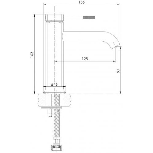 Змішувач для раковини IMPRESE Brenta ZMK091908010