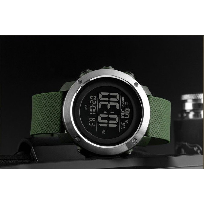 Чоловічий наручний спортивний годинник Skmei 1416 Зелений
