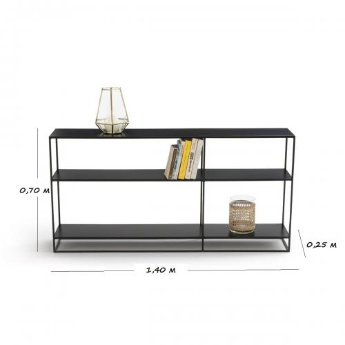 Стелаж GoodsMetall у стилі Лофт 700х1400х250 СТЖ1187 Стелаж GoodsMetall у стилі Лофт 700х1400х250 СТЖ1187
