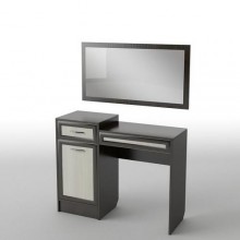 Туалетний столик Тиса Мебель БС-5 Венге Дуб молочний 80x40x100 см