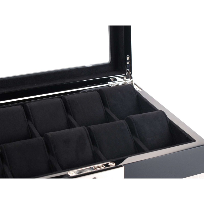 Шкатулка для зберігання годинників Salvadore WB/2386/10.BL 31,5х21х8,5 см Чорний