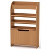 Тумба для взуття з відкритими полицями Компанит ТО 14 70х25х114,2 см Бук