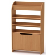 Тумба для взуття з відкритими полицями Компанит ТО 14 70х25х114,2 см Бук