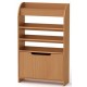 Тумба для взуття з відкритими полицями Компанит ТО 14 70х25х114,2 см Бук
